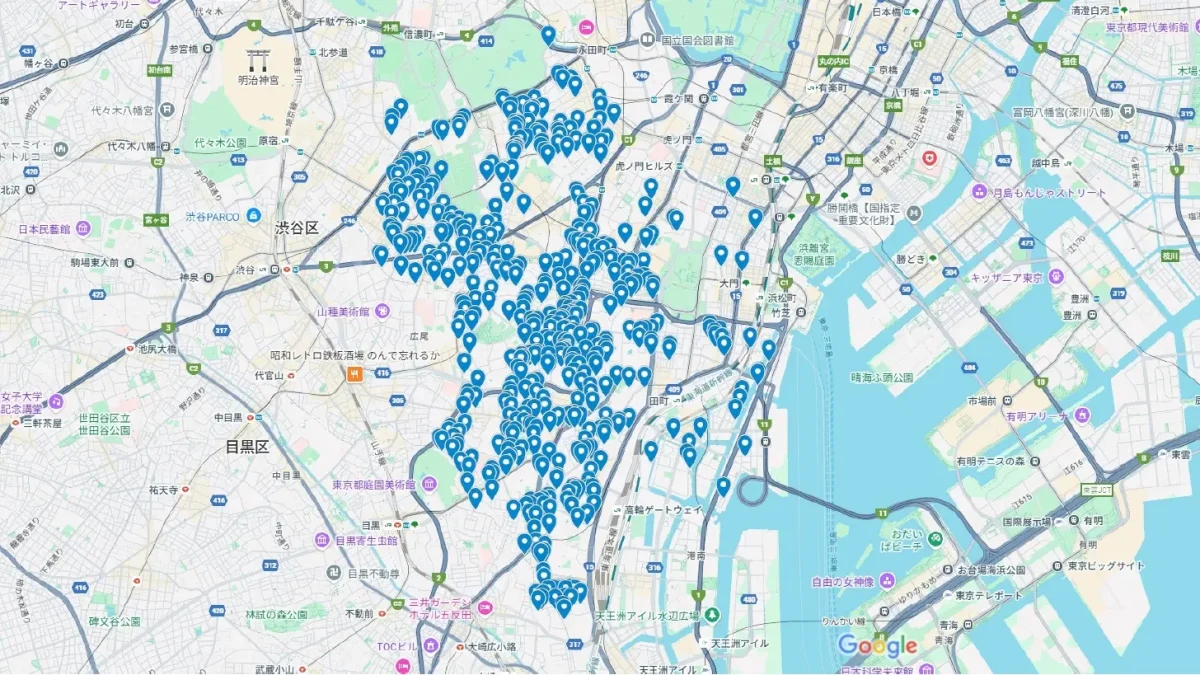 【サンプル】港区全域マンションポスティング＿不動産仲介業者様＿ワンルーム除外