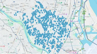 【サンプル】大田区＿第一京浜西部＿リフォーム関連マンションポスティング＿築10年以上の物件への投函